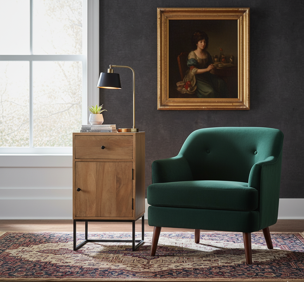 Kast Mango Wood Side Table