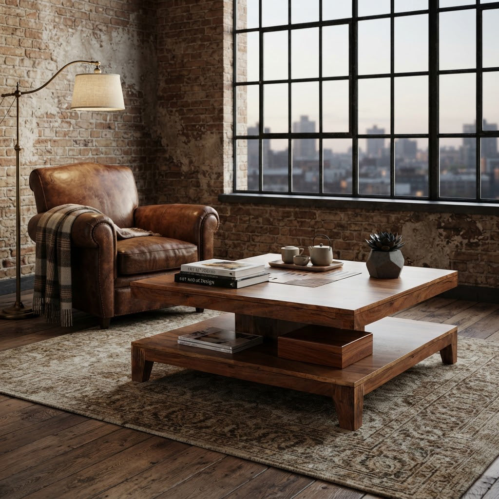 Kavish Acacia Wood Coffee Table