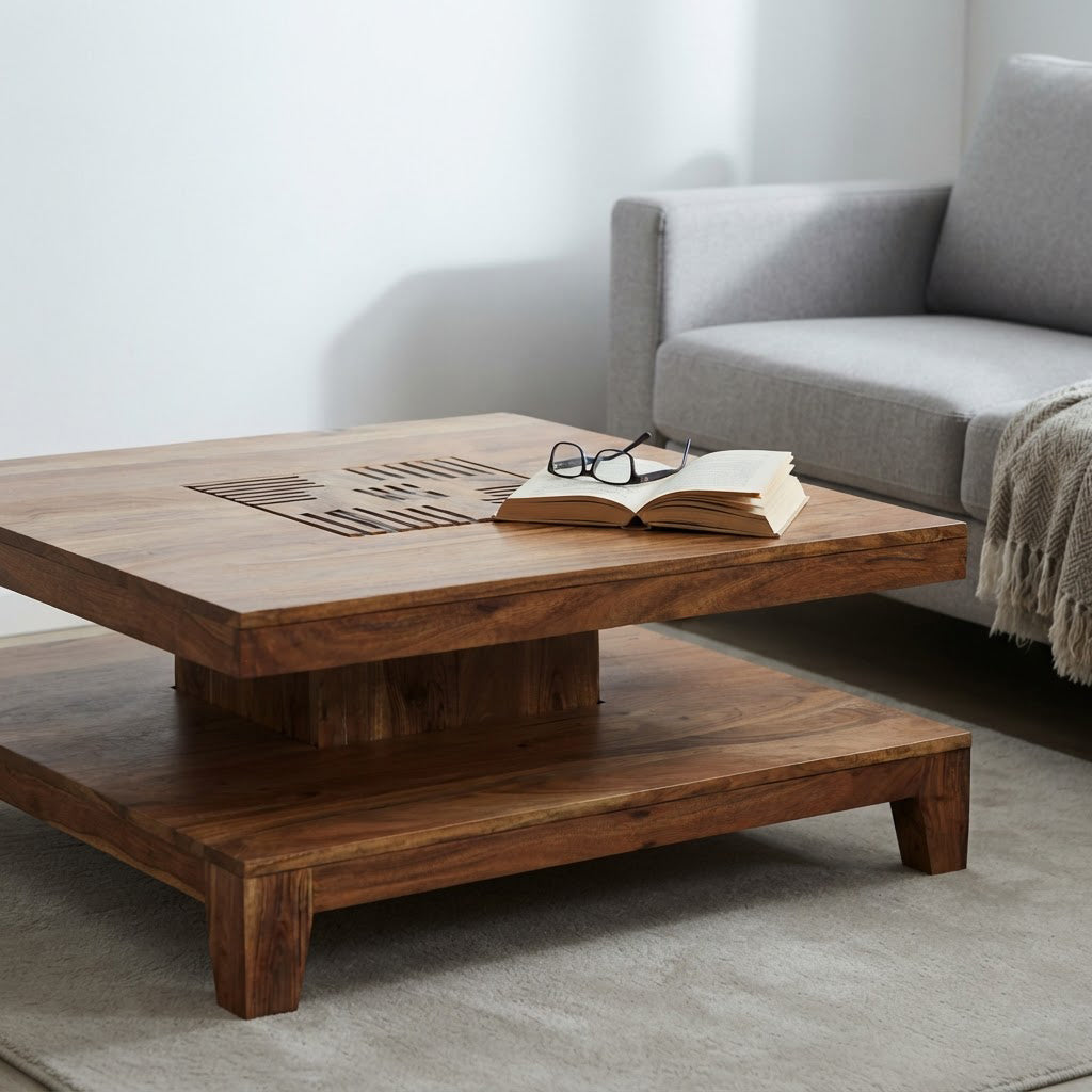 Kavish Acacia Wood Coffee Table