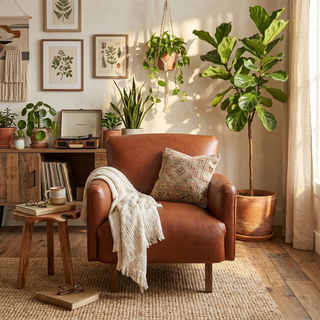 Kevin Leather Armchair - Sofic Galaxy Leather
