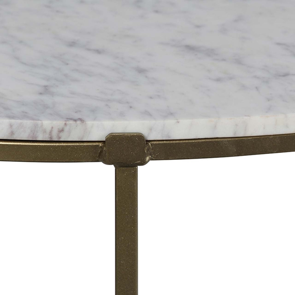 Keywest Oval Marble Coffee Table