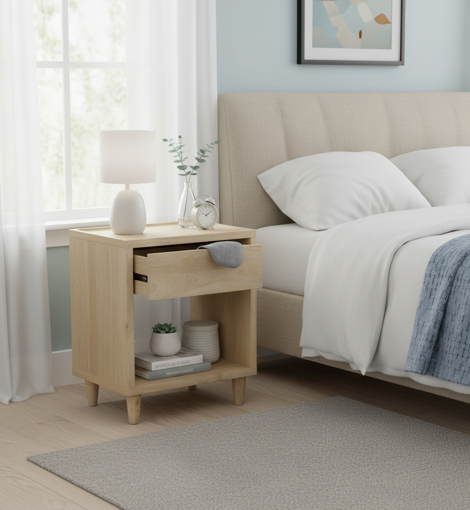 Kyoto Mango Wood Nightstand