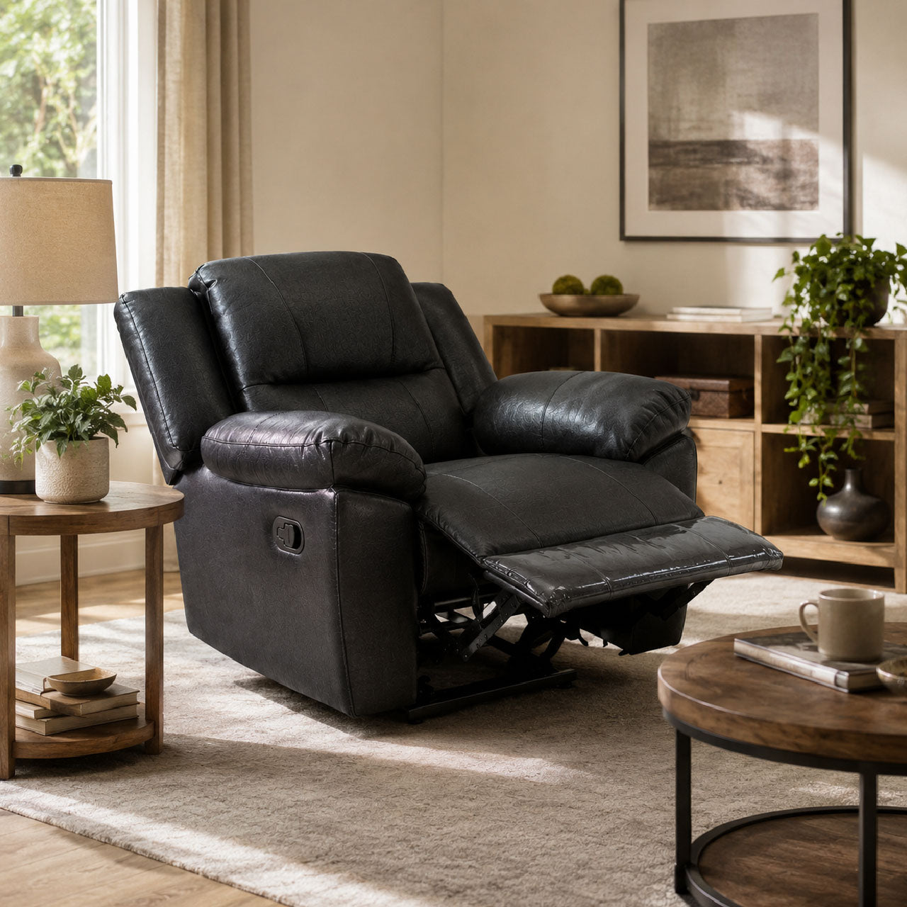 Las Vegas Leather Reclining Armchair