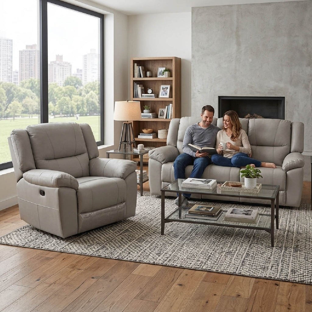 Las Vegas Leather Reclining Armchair