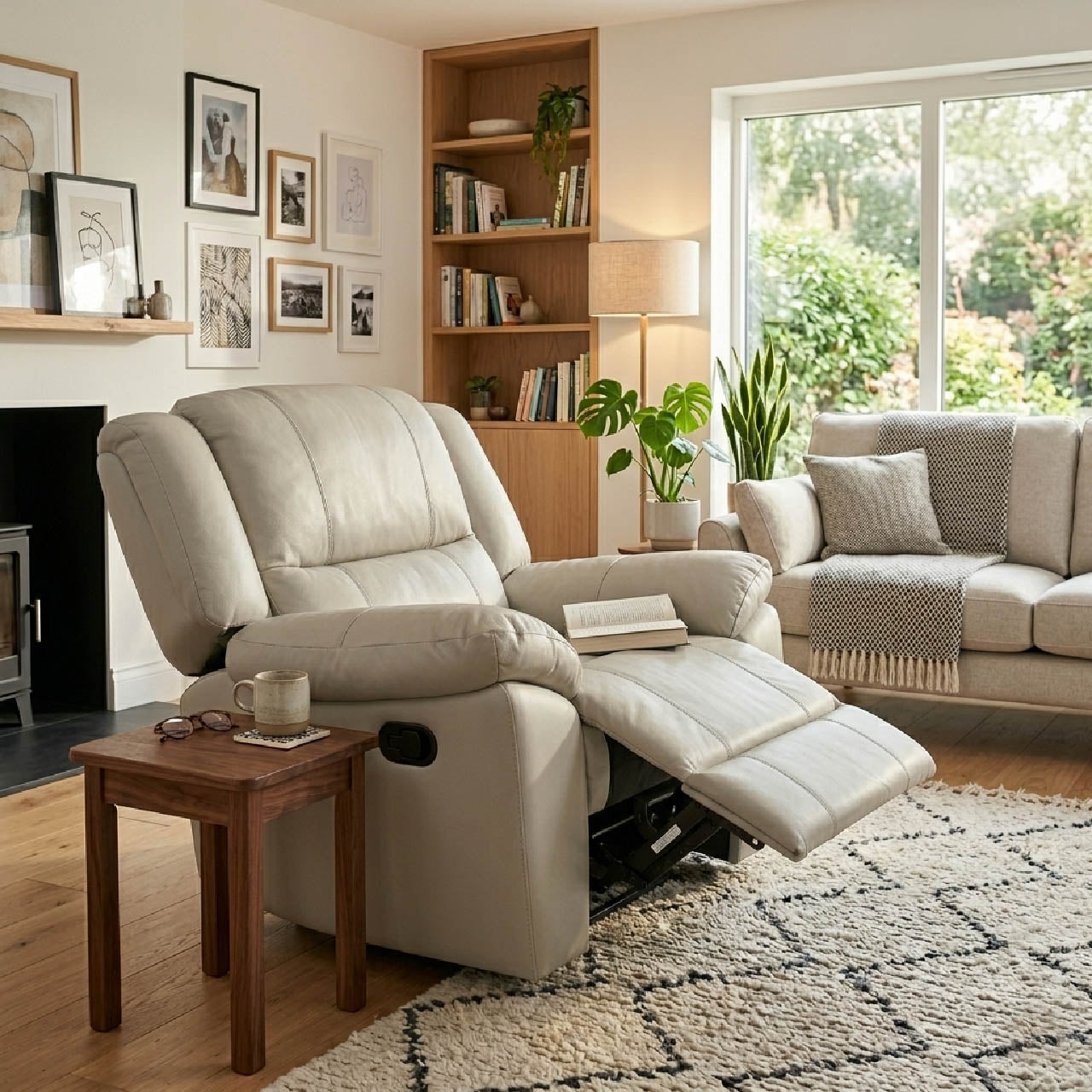 Las Vegas Leather Reclining Armchair