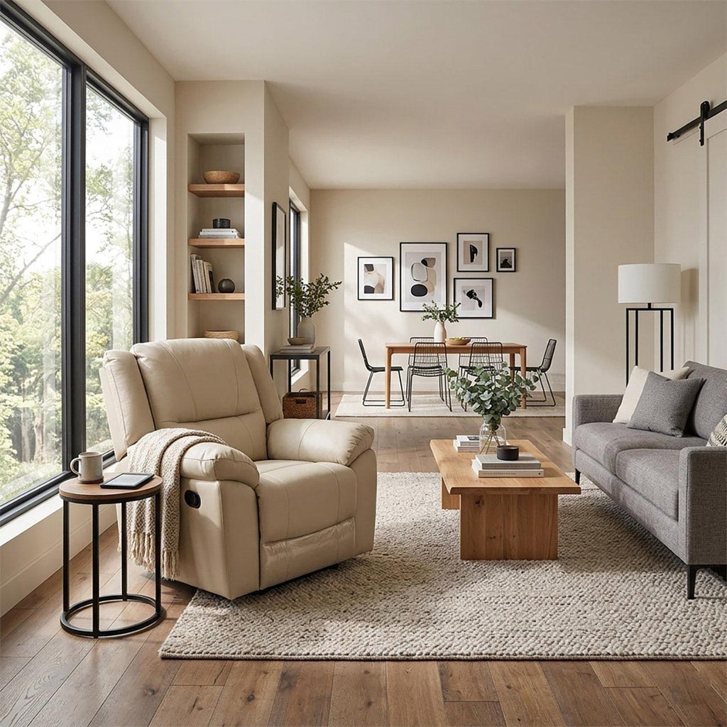 Las Vegas Leather Reclining Armchair