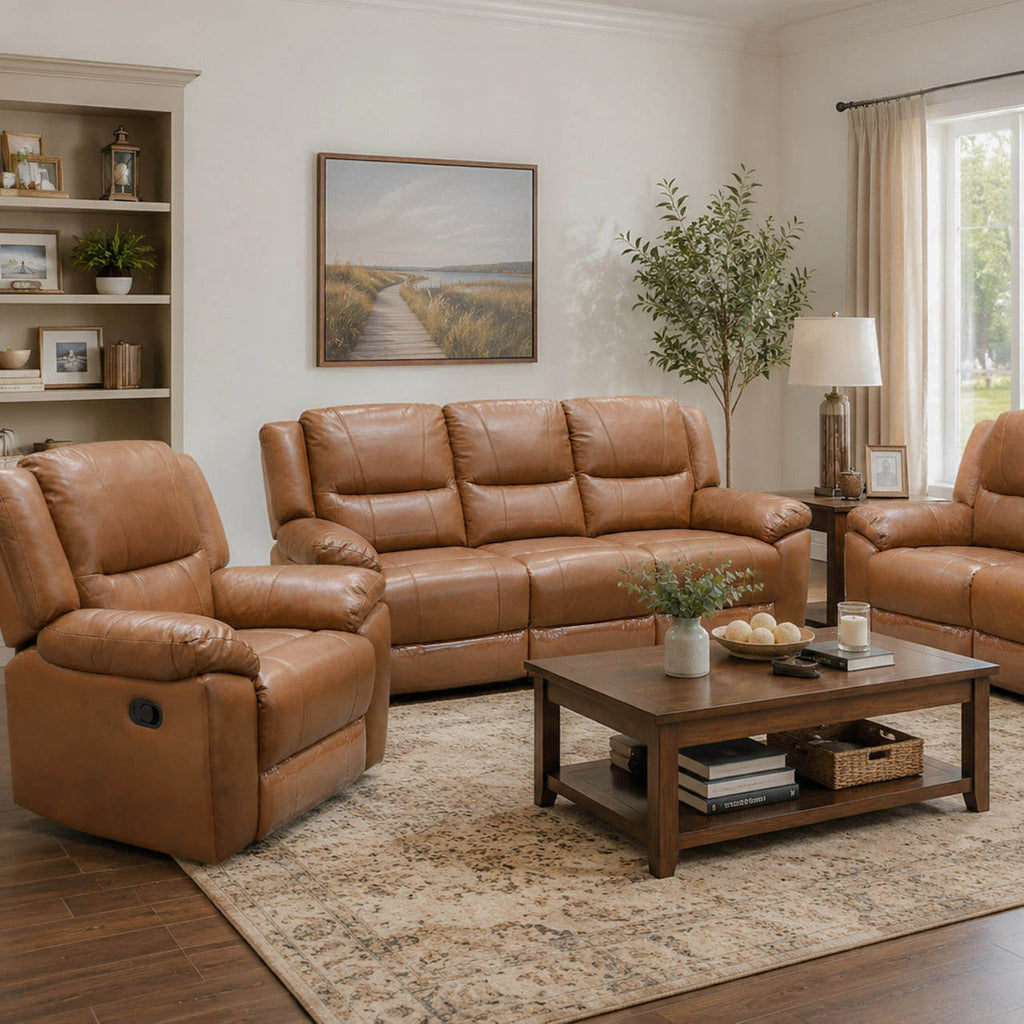 Las Vegas Leather Reclining Armchair