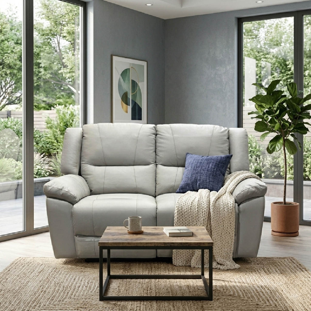 Las Vegas Leather Reclining Loveseat