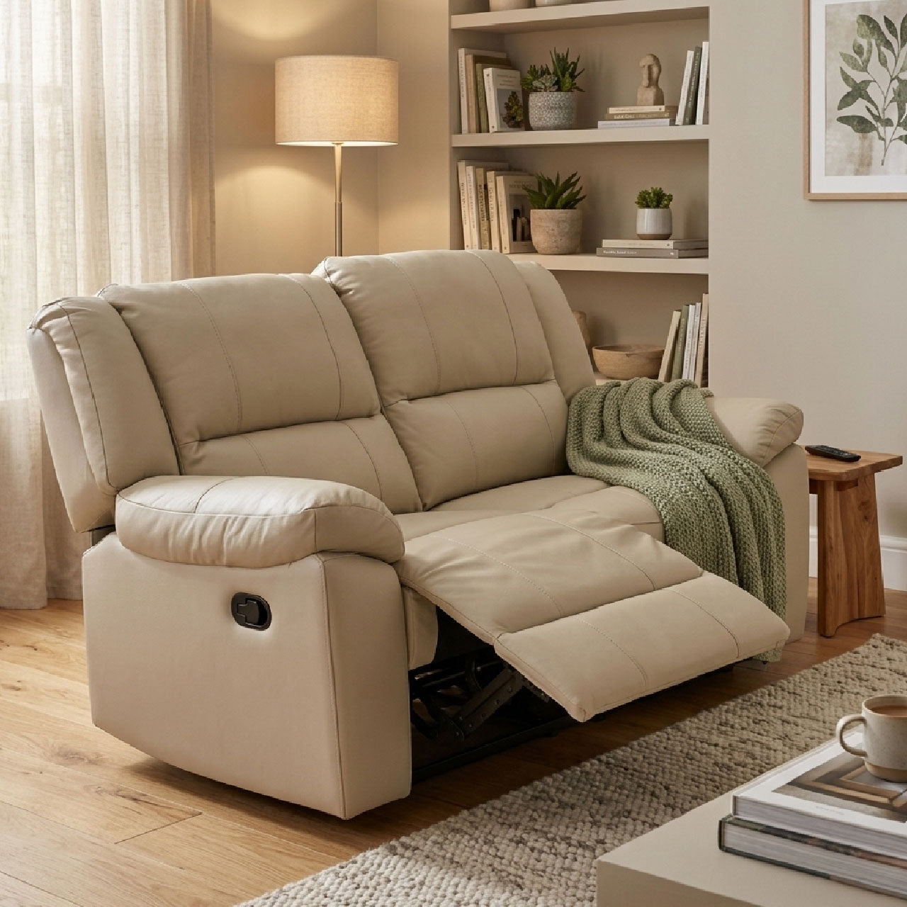Las Vegas Leather Reclining Loveseat