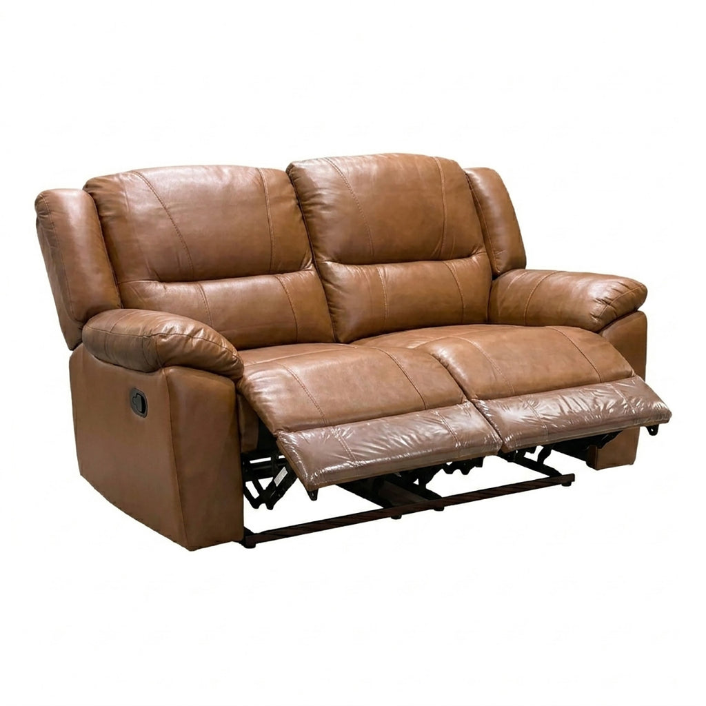 Las Vegas Leather Reclining Loveseat