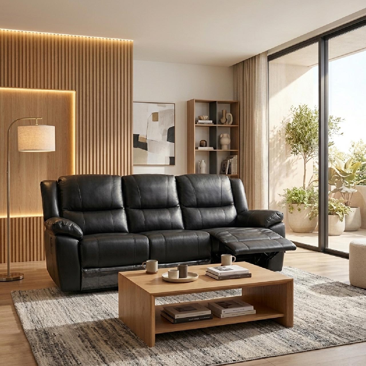 Las Vegas Leather Reclining Sofa