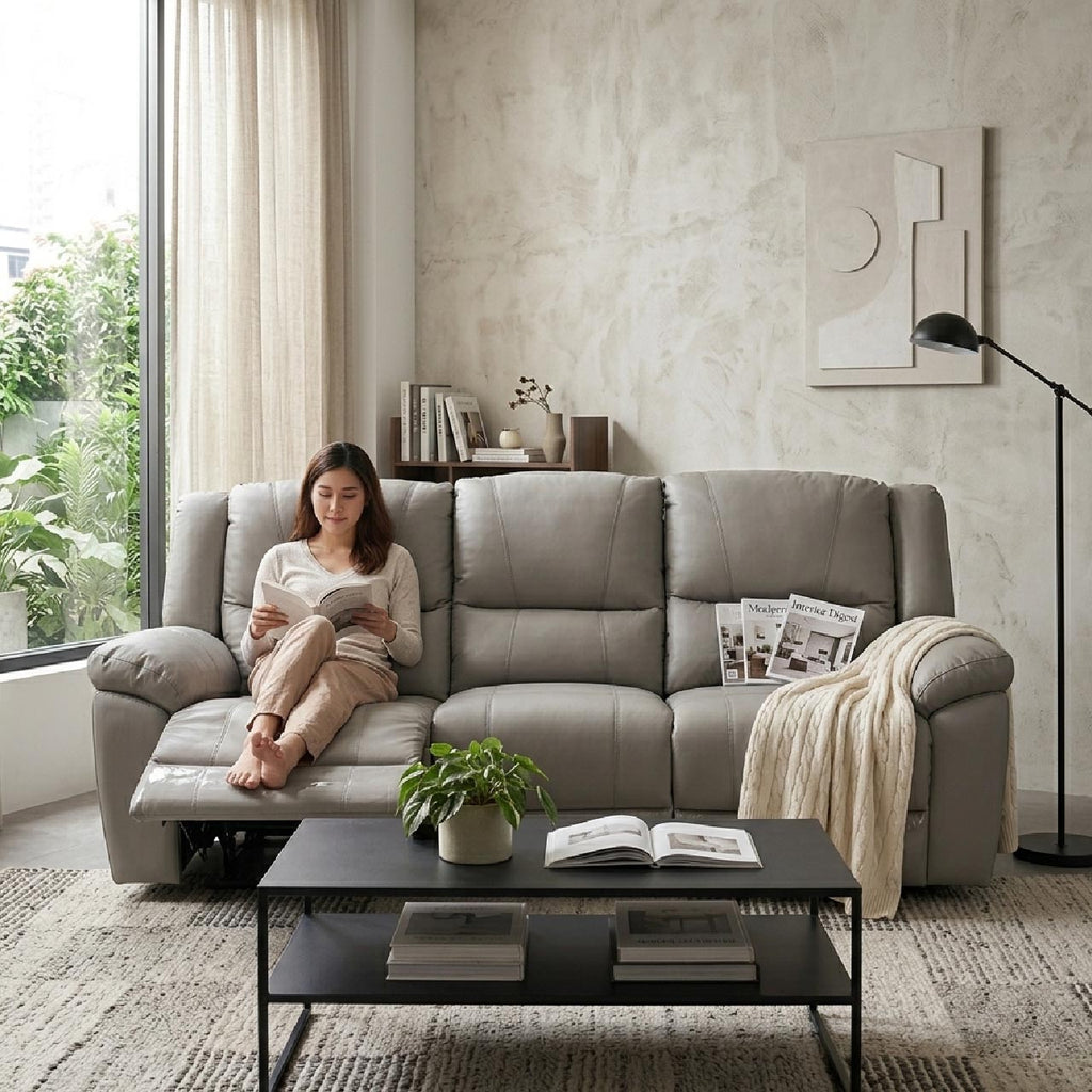 Las Vegas Leather Reclining Sofa