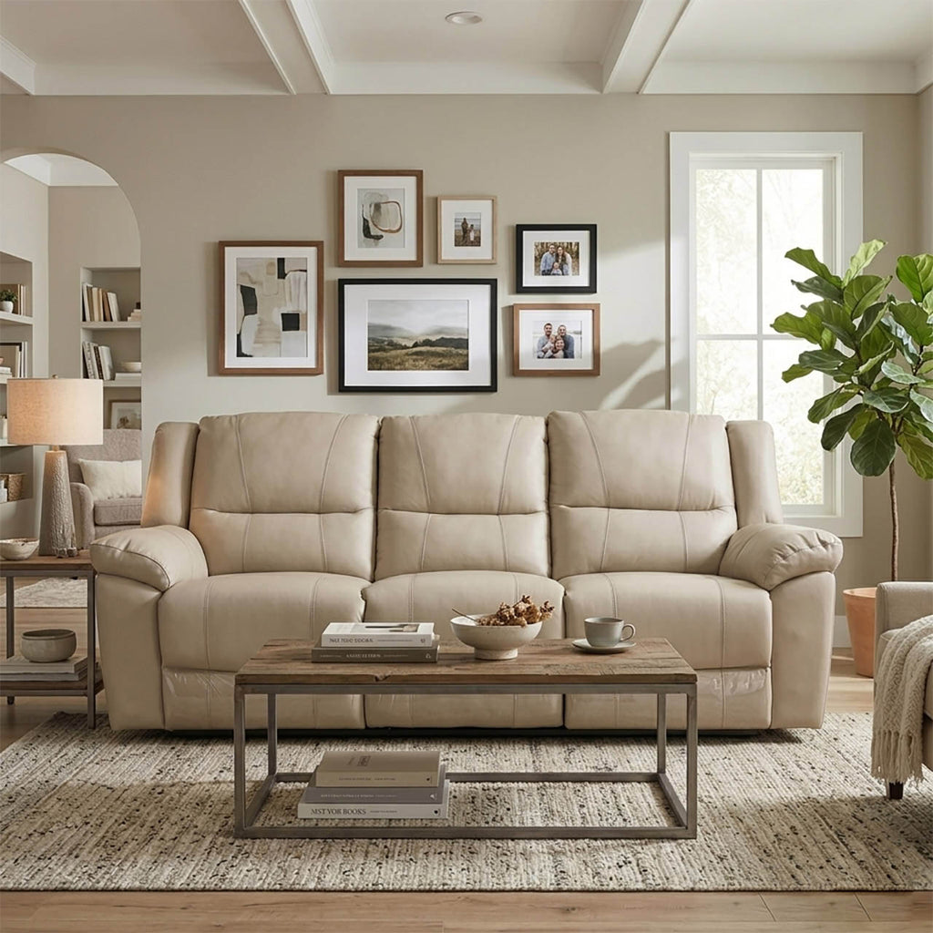 Las Vegas Leather Reclining Sofa