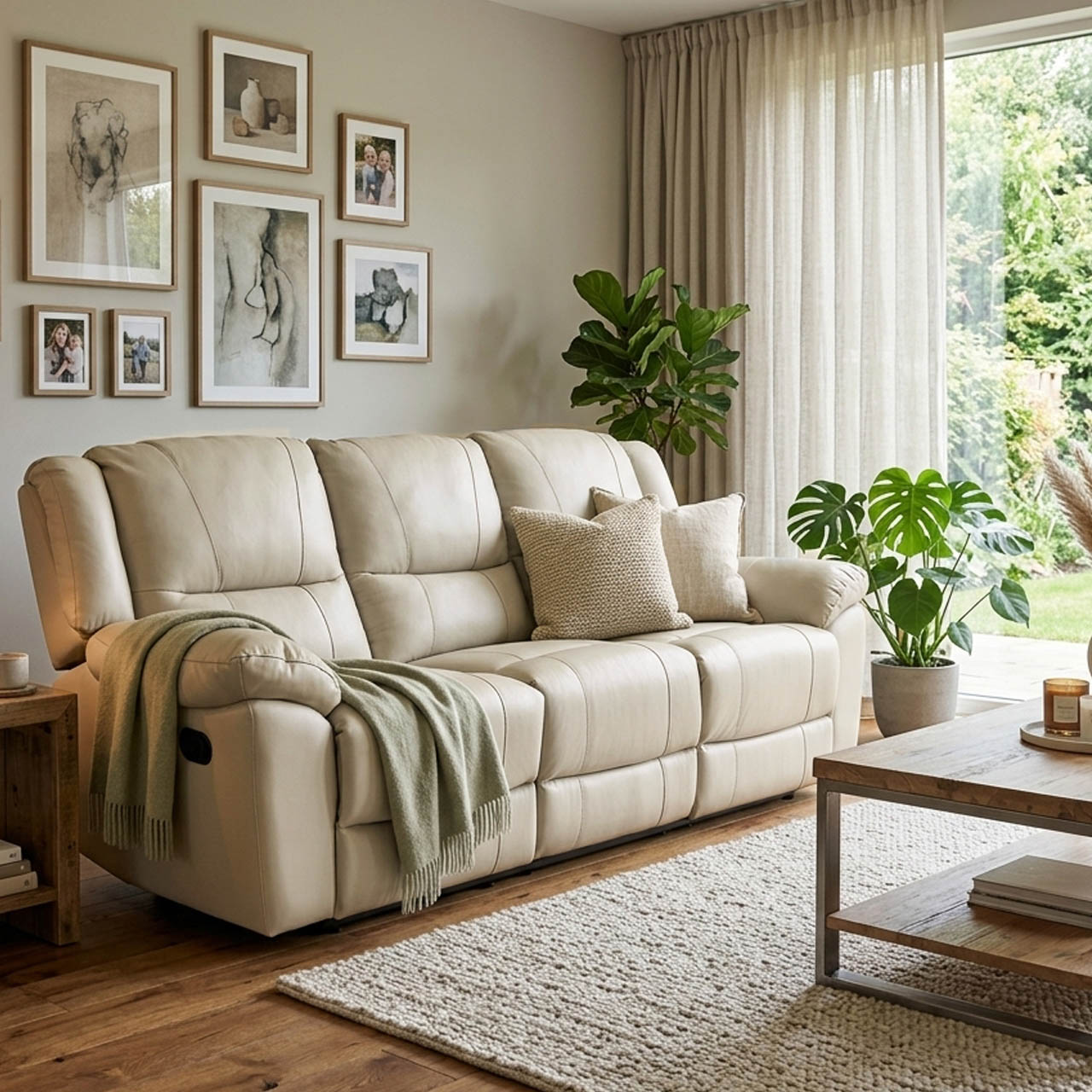 Las Vegas Leather Reclining Sofa