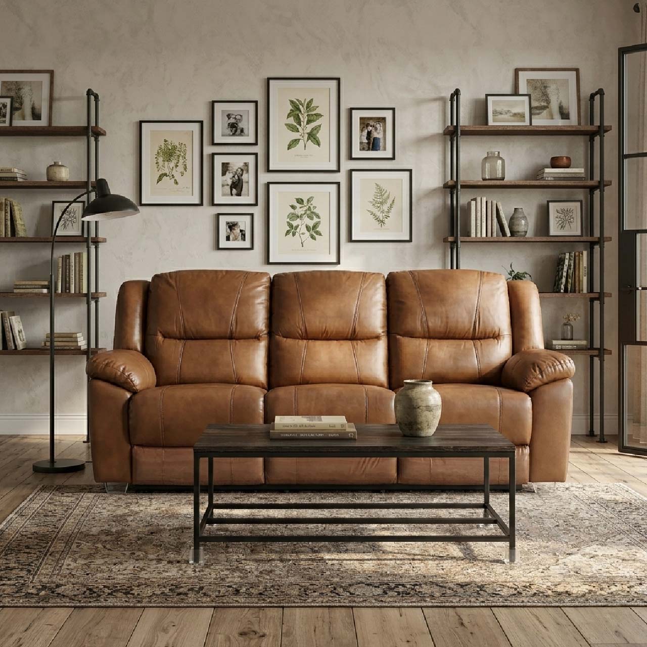 Las Vegas Leather Reclining Sofa