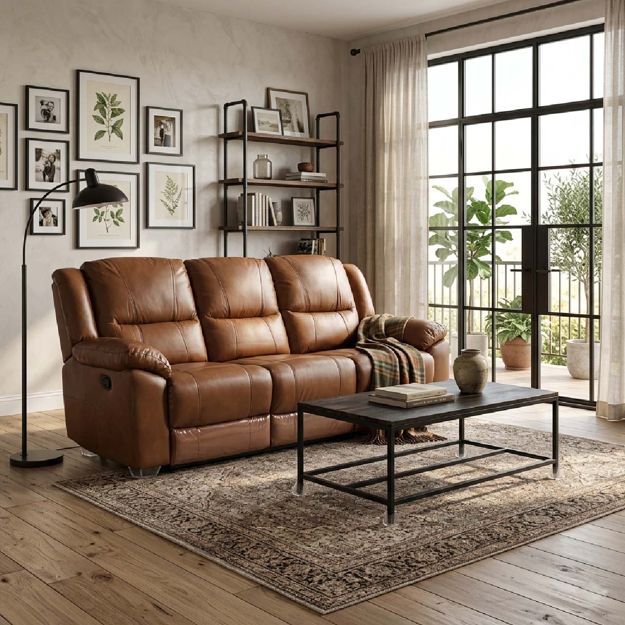 Las Vegas Leather Reclining Sofa
