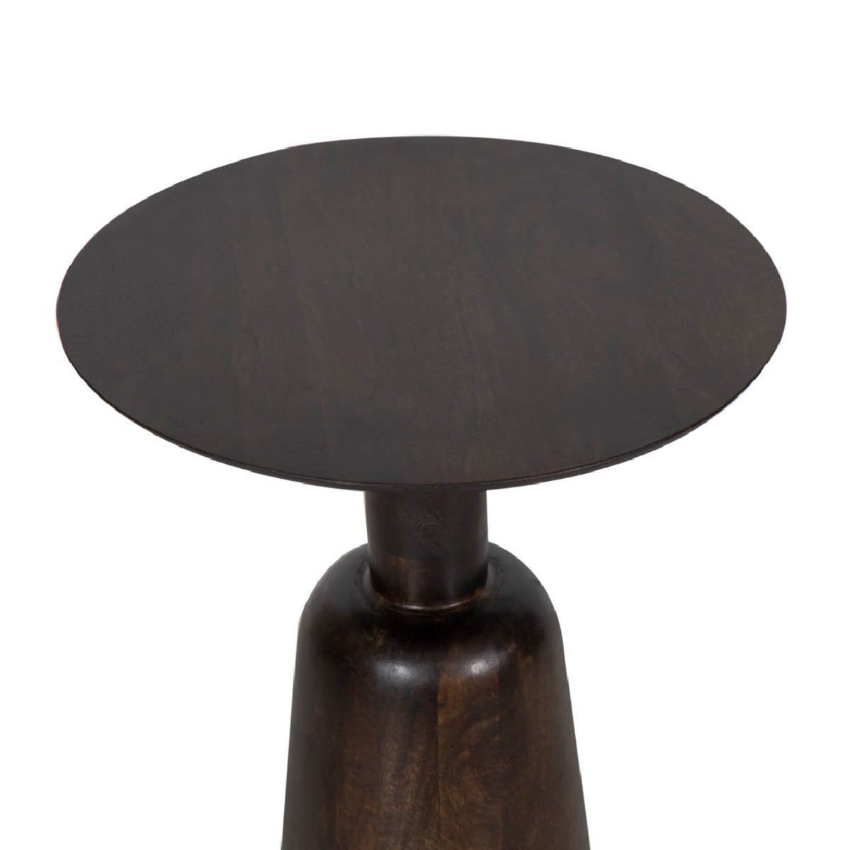 Luisa Mango Wood Round Side Table