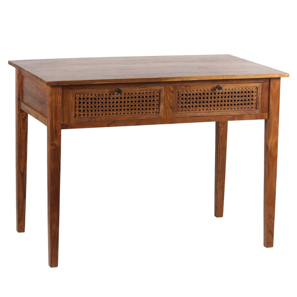 Marisol Acacia Wood Desk Cognac Finish