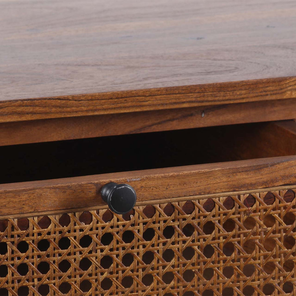Marisol Acacia Wood Desk Cognac Finish