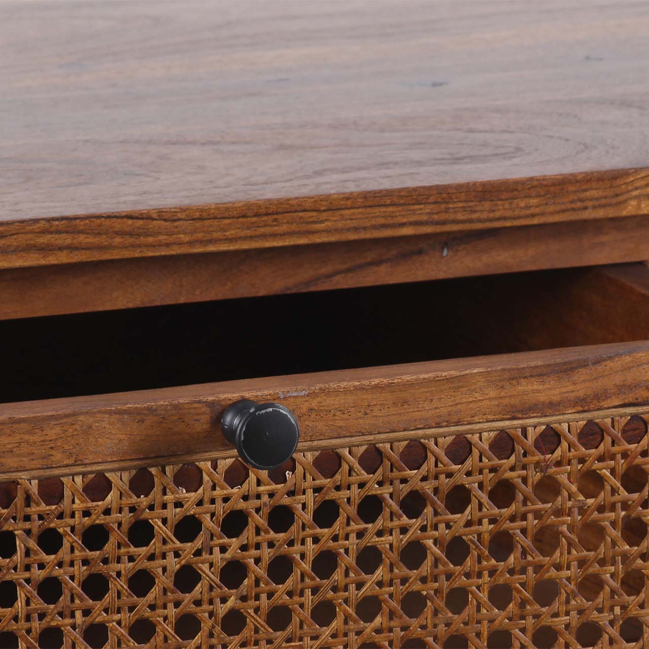 Marisol Acacia Wood Desk Cognac Finish