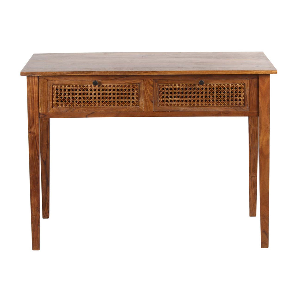 Marisol Acacia Wood Desk Cognac Finish