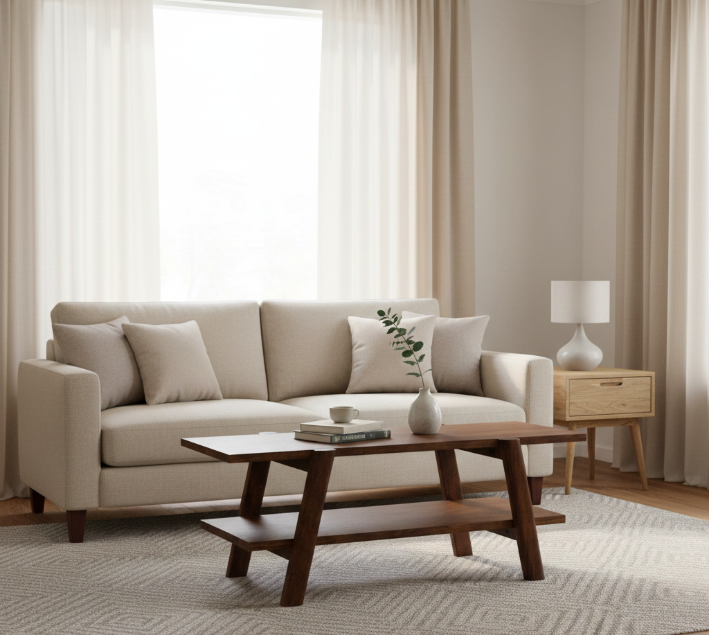 Mabel Acacia Wood Coffee Table