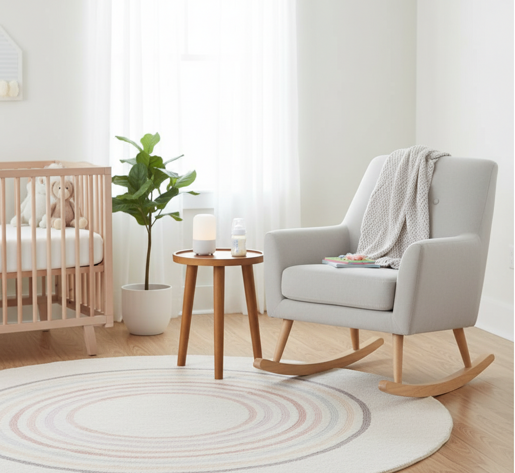 Madera Mango Wood Round Side Table