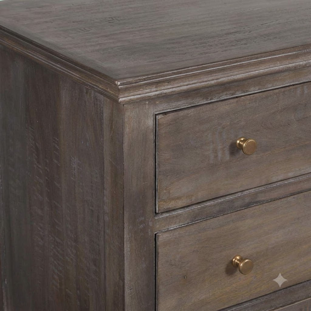 Maison Mango Wood 5 Drawer Chest Salvage