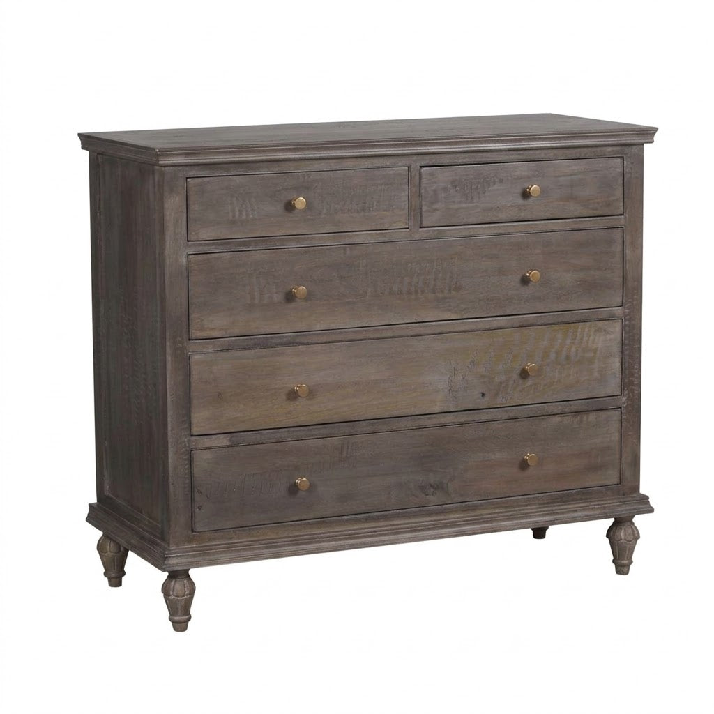 Maison Mango Wood 5 Drawer Chest Salvage