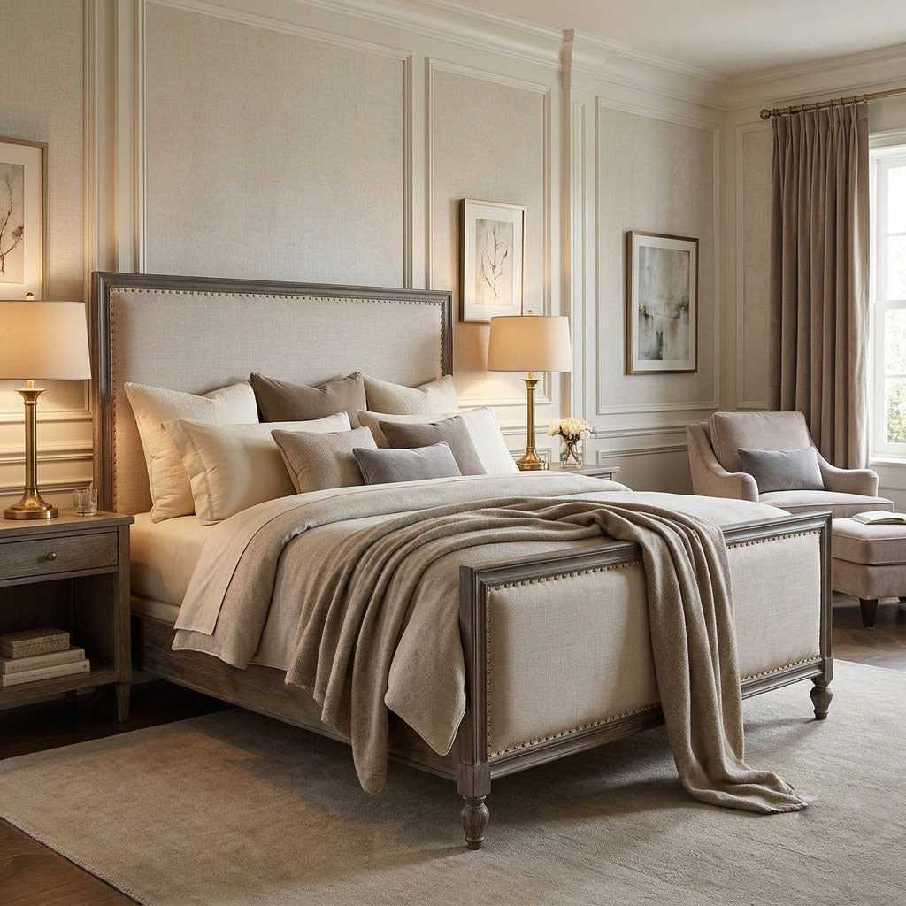 Maison Mango Wood Queen Bed