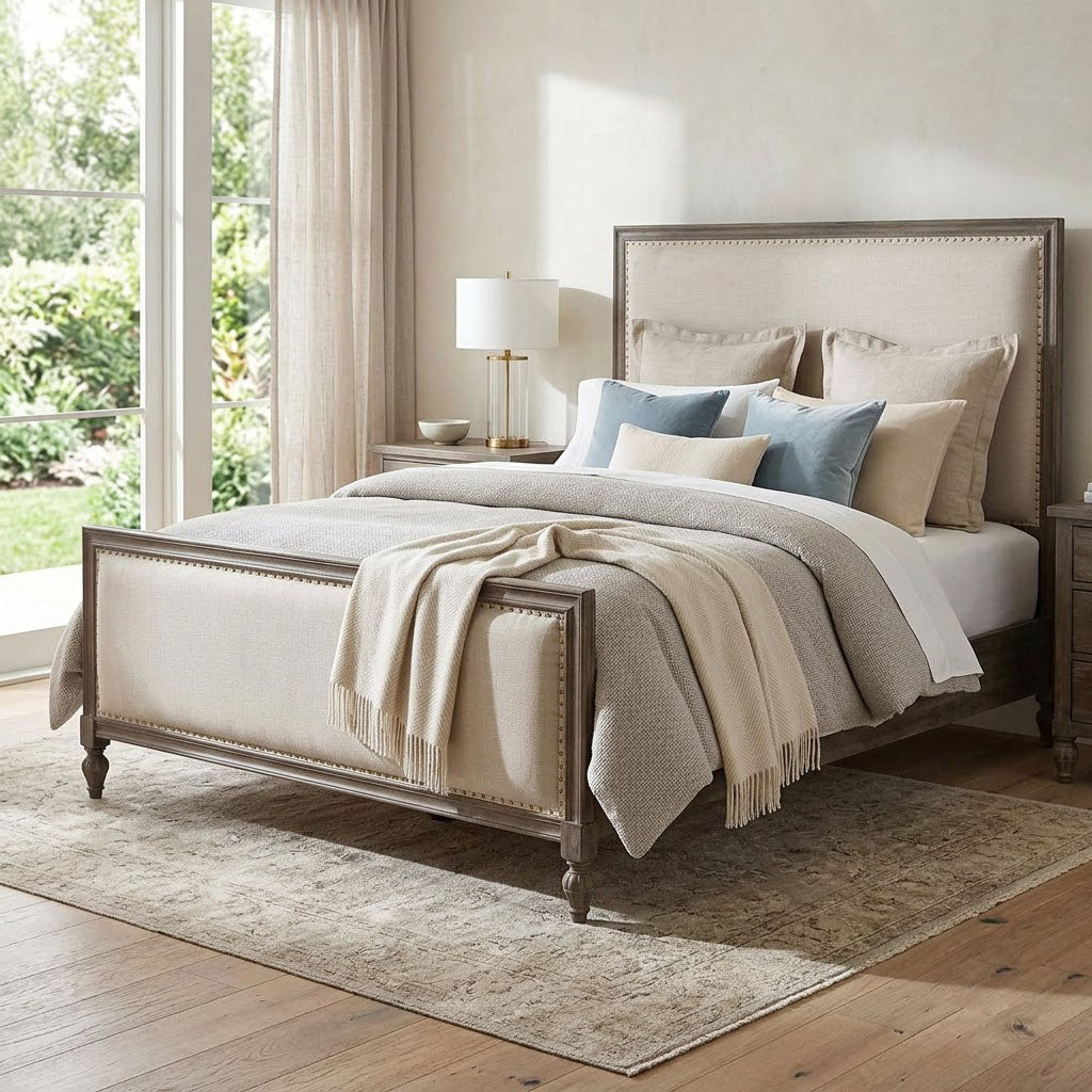 Maison Mango Wood Queen Bed