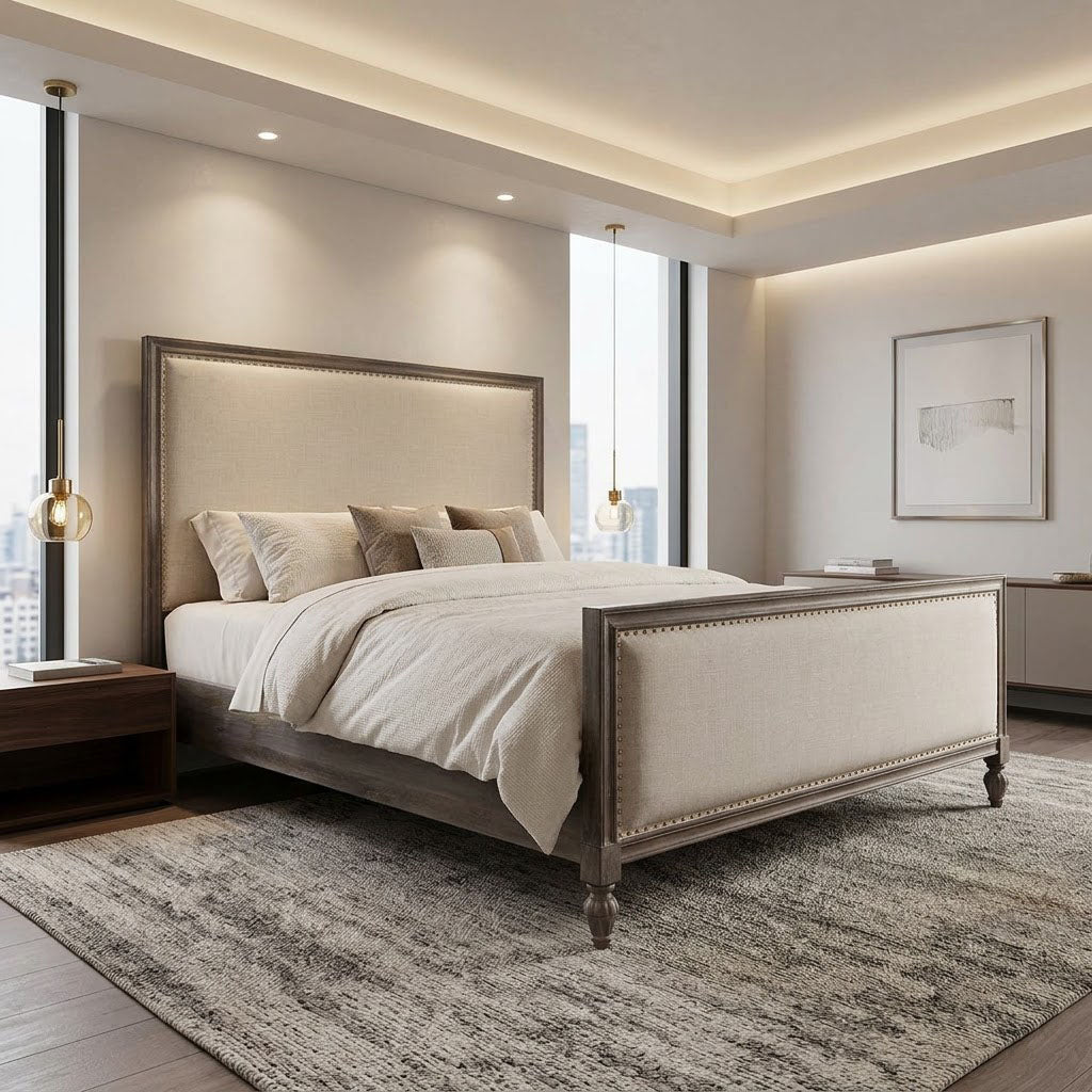 Maison Mango Wood Queen Bed