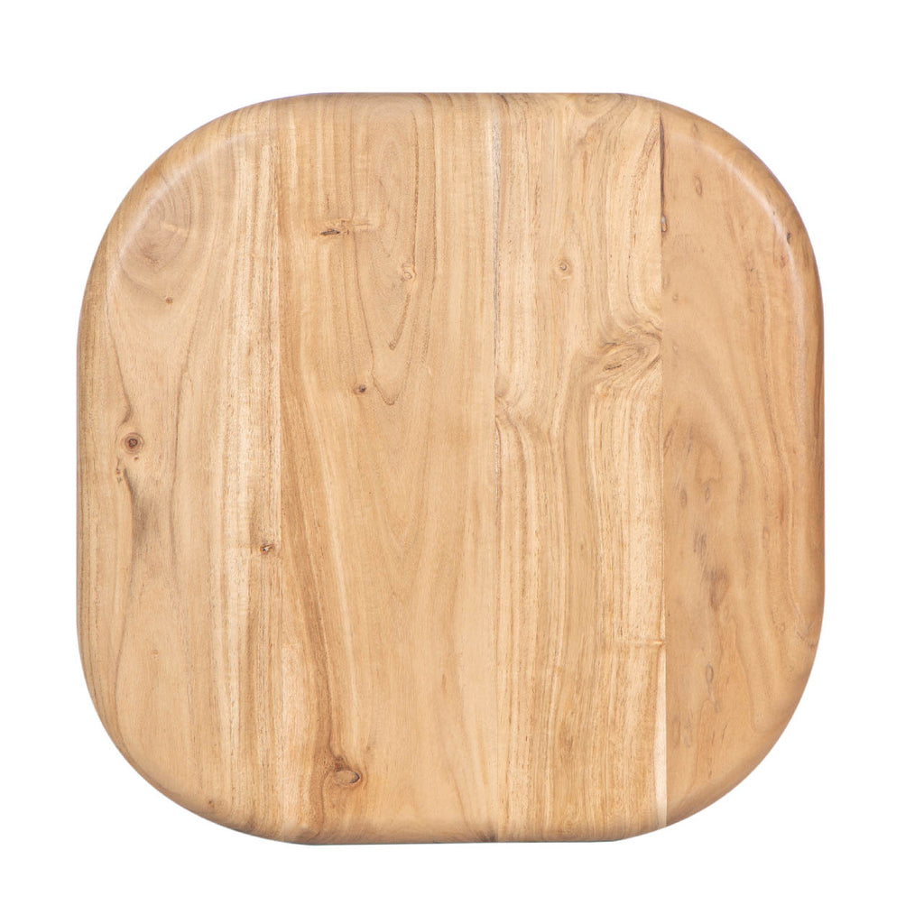 Mancora Acacia Wood Round Side Table