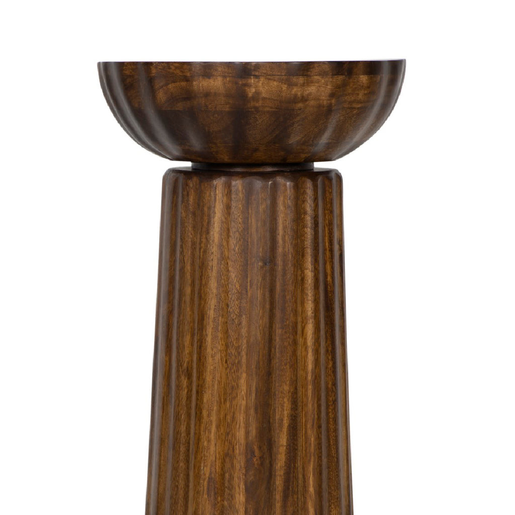 Mango Wood Round Side Table