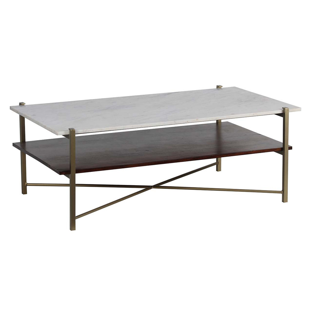 Merge Mango Wood Coffee Table Gold