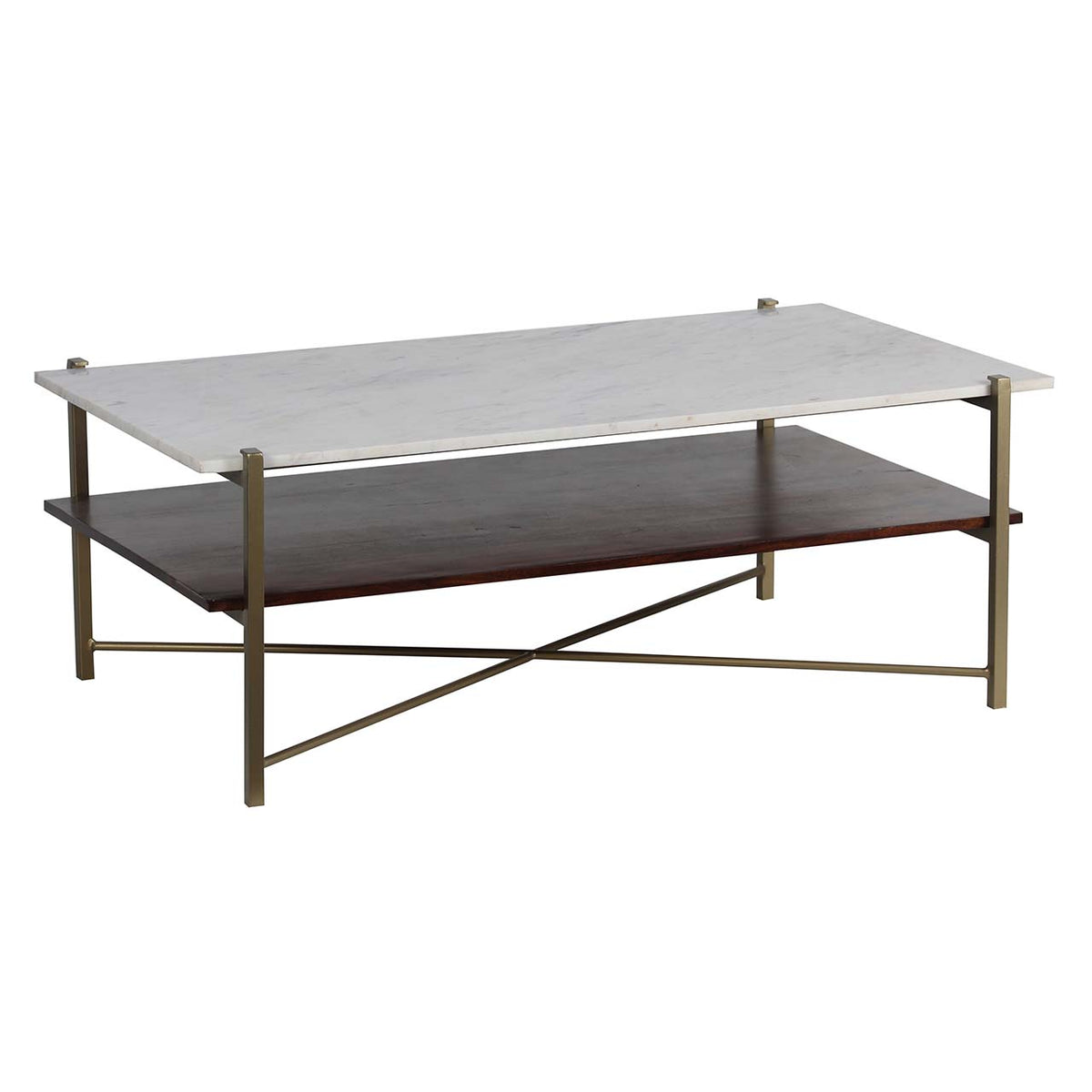 Merge Mango Wood Coffee Table Gold