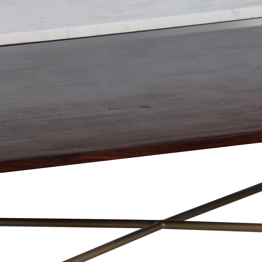 Merge Mango Wood Coffee Table Gold