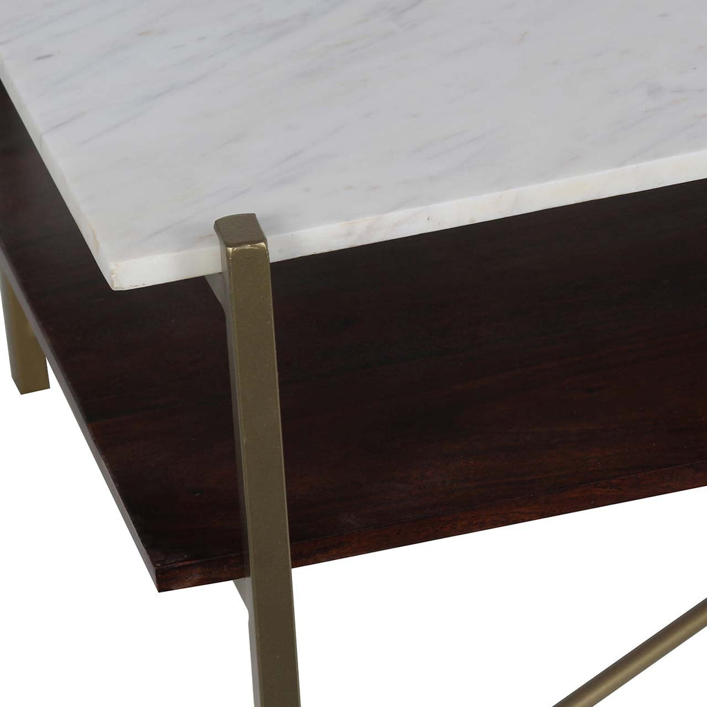 Merge Mango Wood Coffee Table Gold