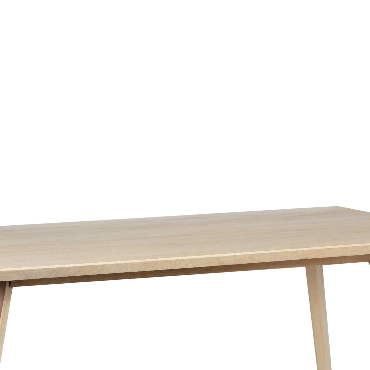 Mid Century Mango Wood Dining Bench