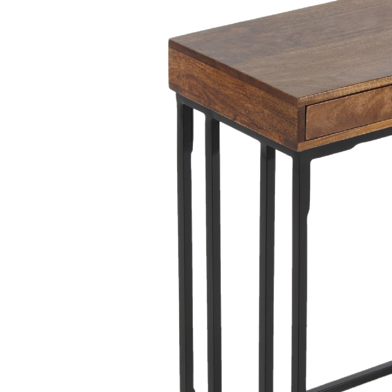 Minsak Mango Wood Metal C Table