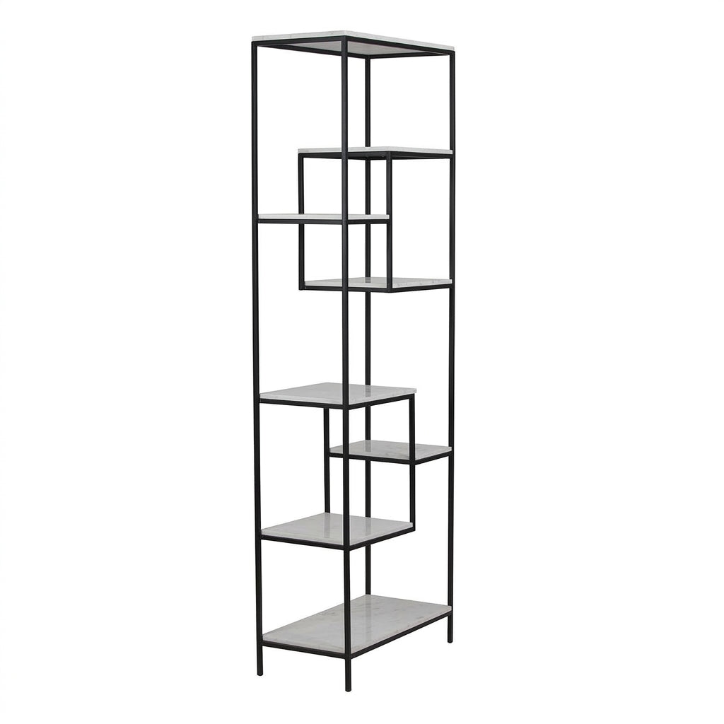 Modern Bookcase Marble Shelf