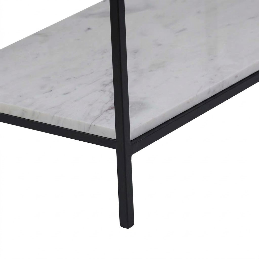 Modern Bookcase Marble Shelf