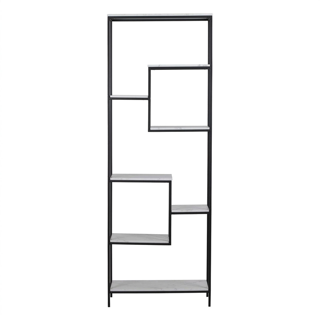 Modern Bookcase Marble Shelf