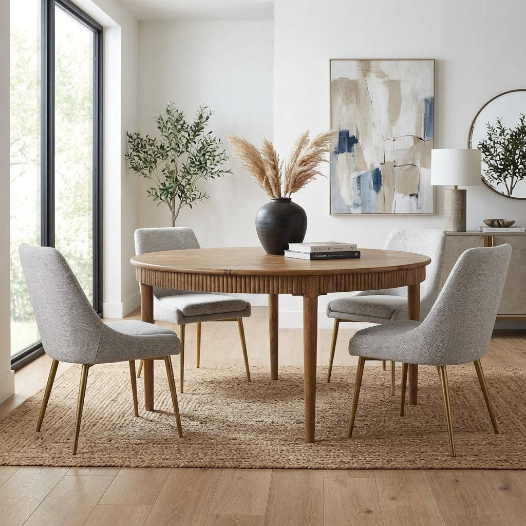 Moldova Round Dining Table Large