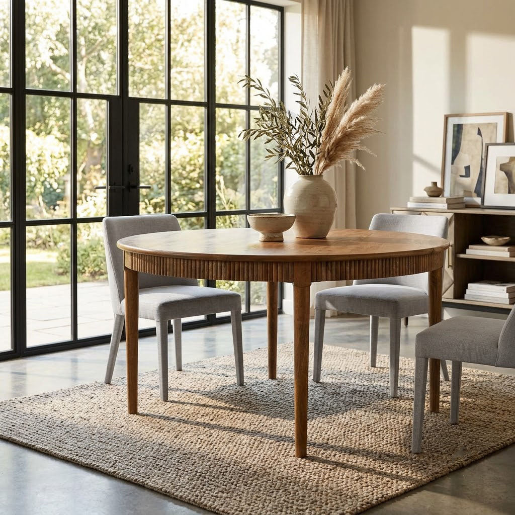 Moldova Round Dining Table Large