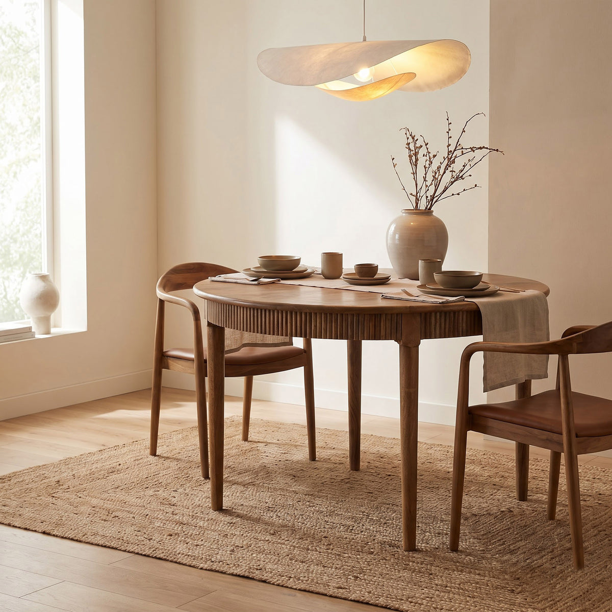 Moldova Mango Wood Dining Table Small