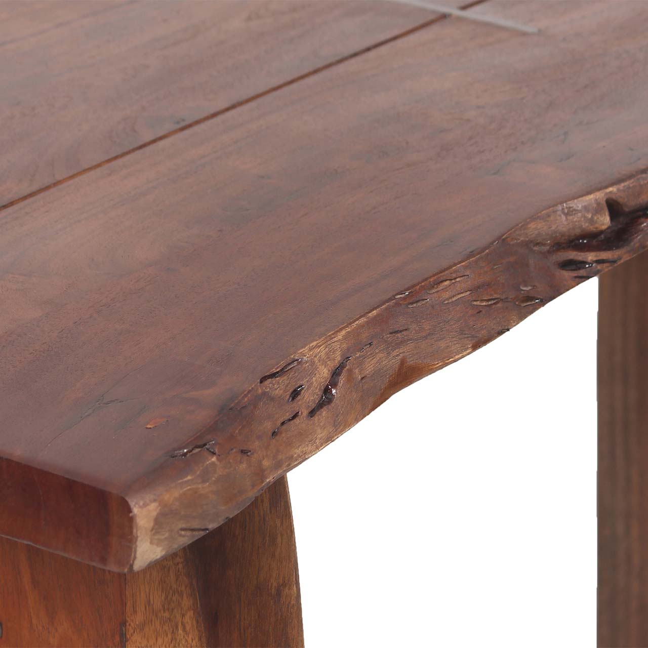 Nova Acacia Wood Live Edge Console Table