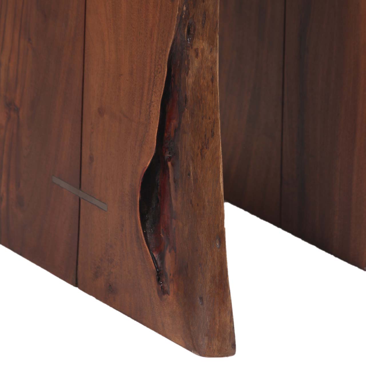 Nova Acacia Wood live Edge Side Table