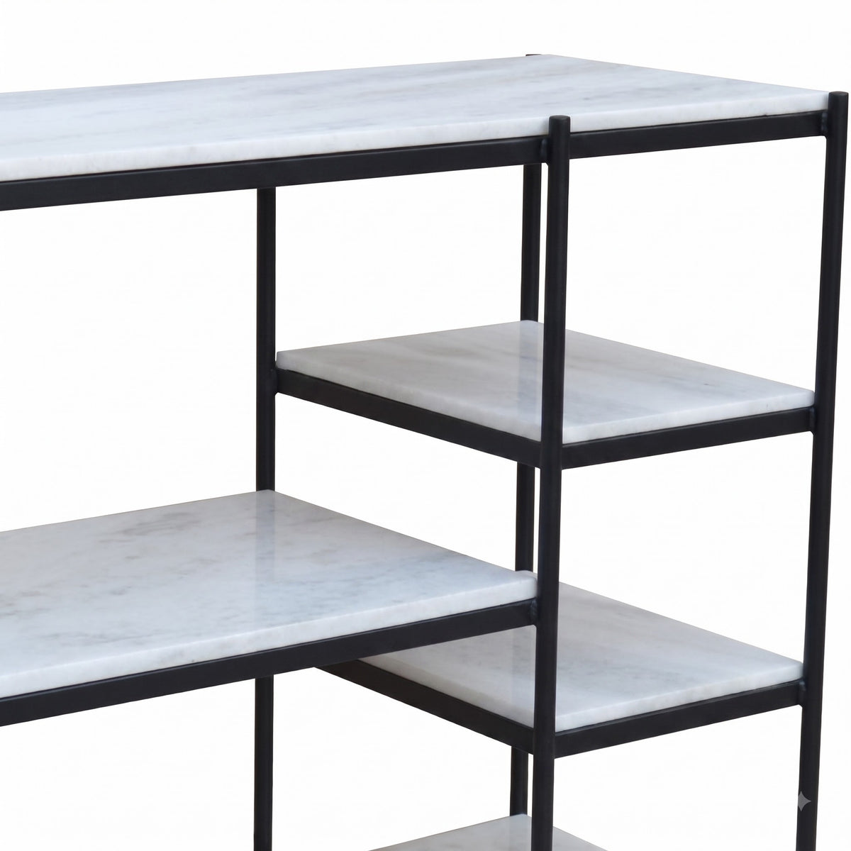 Naples Metal Marble 5 Tier Console Table