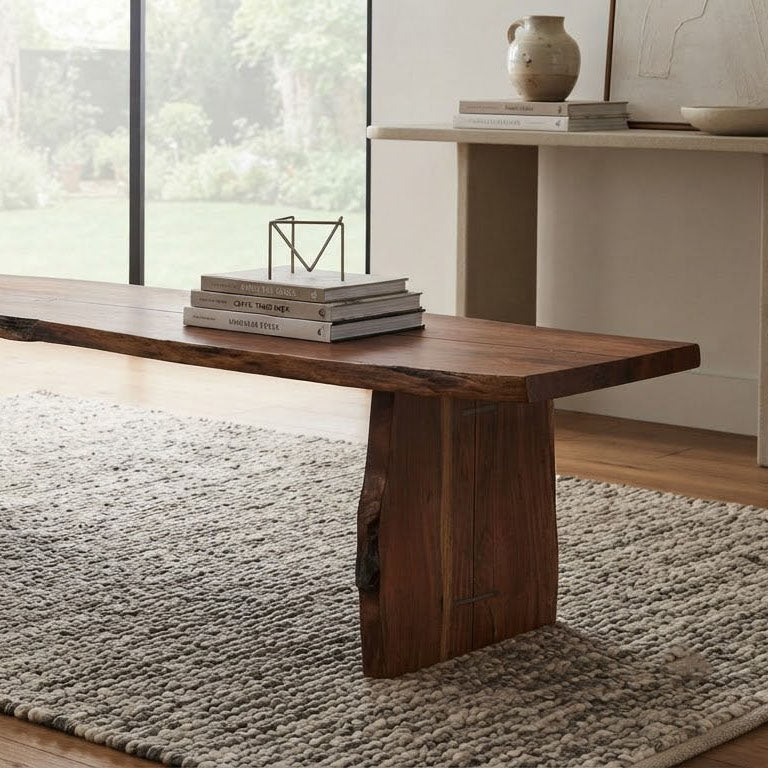 Nova Acacia Wood Live Edge Dining Bench
